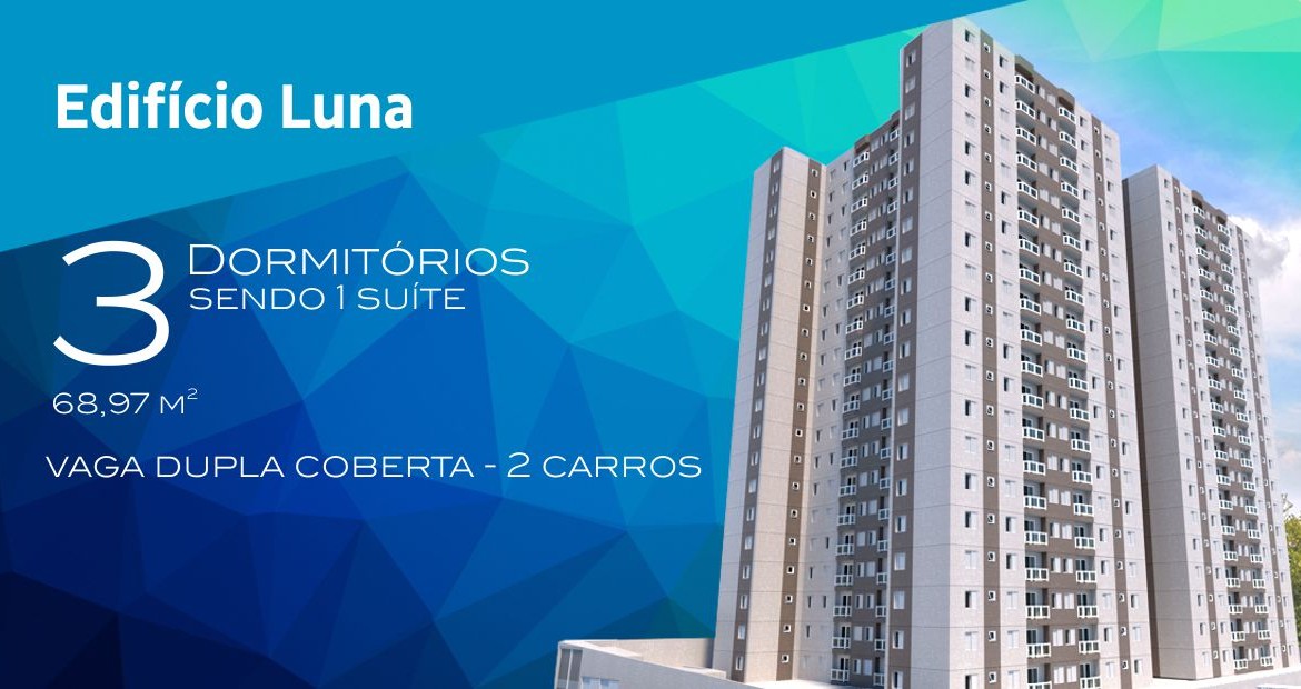 Apartamento – 3 dormitórios 1 vaga dupla